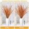 Wootkey 5 Pcs 29.5" Long Fake Fall Flowers Burnt Orange Jasmine Fall Floral Stems for Wedding Thanksgiving Bouquets Dried Autumn Orange Fake Flowers for Vases Home Parties Thanksgiving Decor